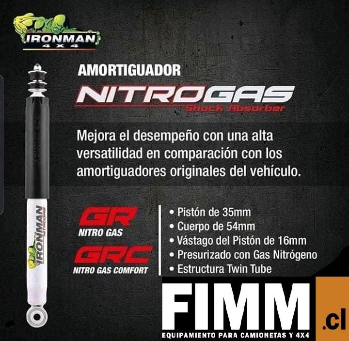 KIT DE SUSPENSIÓN COMPLETA IRONMAN VERSIÓN NITRO GAS - PARA CHEVROLET D-MAX 2012-2016