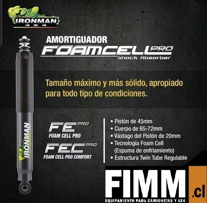 KIT DE SUSPENSIÓN COMPLETA IRONMAN VERSIÓN FOAM CELL PRO - PARA TOYOTA HILUX REVO 2016+