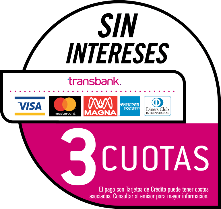 3 cuotas sin interes